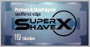 SUPER SHAVE X Platinum - DE Razor Blades - Ultra Smooth Shaving