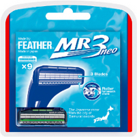 Feather MR3 Cartidge Razor Blades