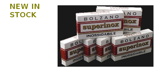BOLZANO superinox Double Edge Razor Blades