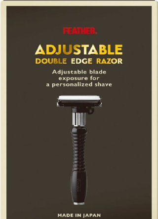 Feather 'DER-A' Adjustable Double Edge Safety Razor
