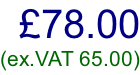 £78.00 (ex.VAT 65.00)