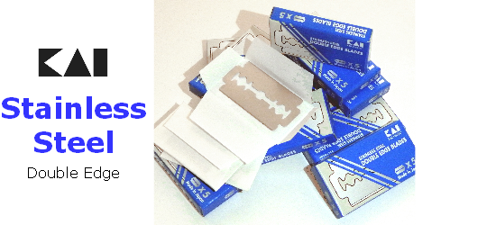 KAI Stainless Steel Double Edge