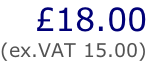 £18.00 (ex.VAT 15.00)