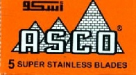 ASCO (orange) Super Stainless Double Edge Razor Blades