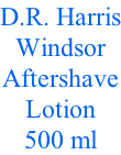 D.R. Harris Windsor Aftershave Lotion 500 ml