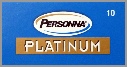 Personna Platinum Chrome (Red Personna Red IP's) Double Edge Razor Blades