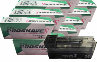 Proshave S 24, Platinum Coated, 50 mm Razor Blades
